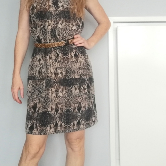 Banana Republic Collared Animal Print Dress - Picture 5 of 5
